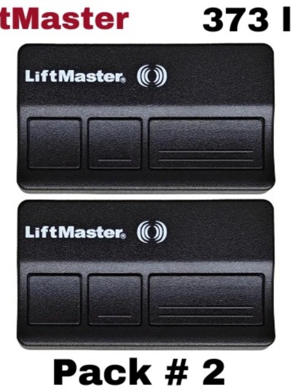 LiftMaster 373LM Security+ 3 Button Garage Door Opener Remote Control - 315MHz